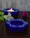 Blue Pottery T-Holder Set Of 2 Pcs.